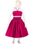 Hula Kids Pa'u Keiki / Solid / Deep Rose / Gc108dr