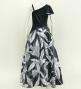 Hula One Shoulder Dress with Velvet & Ginger / Luxury Collection / Black / J2690bk