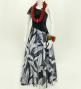 Hula One Shoulder Dress with Velvet & Ginger / Luxury Collection / Black / J2690bk