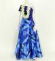 Hula One Shoulder Dress with Velvet & Ginger / Luxury Collection / Blue / J2690bl