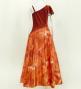Hula One Shoulder Dress with Velvet & Ginger / Luxury Collection / Brown / J2690br