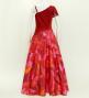 Hula One Shoulder Dress with Velvet & Ginger / Luxury Collection / Red / J2690rd