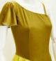 Hula One Shoulder Dress with Velvet & Ginger / Luxury Collection / Yellow / J2690ye