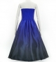 Hula Midi Gradation Dress/ Luxury Collection / Blue & Black / J2709blbk