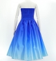 Hula Midi Gradation Dress/ Luxury Collection / Blue & Light Blue / J2709blbl