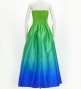 Hula Long Gradation Dress/ Luxury Collection / Yellow Green & Blue / J2750yegrbl