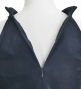Hula American Armhole Blouse with Velvet / Black / J2757bk