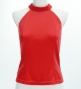 Hula American Armhole Blouse with Velvet / Dark Red 2 / J2757drd2