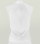 Hula American Armhole Blouse with Velvet / White / J2757wh