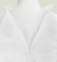 Hula American Armhole Blouse with Velvet / White / J2757wh