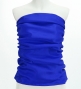Hula Drape Blouse with Shantung / Royal Blue / J2758rbl