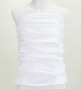 Hula Drape Blouse with Shantung / White/ J2758wh