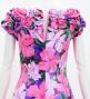 Hula Long Dress with Hibiscus Print / Luxury Collection / Pink / J2834pi