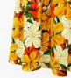 Hula Long Dress with Hibiscus Print / Luxury Collection / Yellow / J2834ye