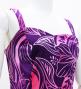 Hula Long Slit Dress with Velvet / Luxury Collection / Purple & Pink /J2848pupi