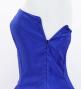 Hula Midi Dress with Plumeria Print / Luxury Collection / Blue / J2849bl