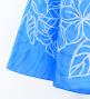 Hula Midi Dress with Plumeria Print / Luxury Collection / Light Blue / J2849lbl