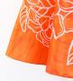 Hula Midi Dress with Plumeria Print / Luxury Collection / Orange / J2849or