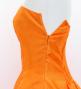 Hula Midi Dress with Plumeria Print / Luxury Collection / Orange / J2849or