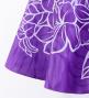 Hula Midi Dress with Plumeria Print / Luxury Collection / Purple / J2849pu