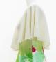 Hula Cape Long Dress with Heliconia Print / Luxury Collection / Cream / J2873cr