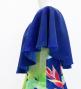 Hula Cape Long Dress with Heliconia Print / Luxury Collection / Navy / J2873nv