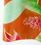 Hula Cape Long Dress with Heliconia Print / Luxury Collection / Orange / J2873or