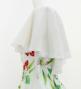 Hula Frill Sleeve Long Dress with Lily Print / Luxury Collection / Cream / J2874cr