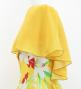 Hula Frill Sleeve Long Dress with Lily Print / Luxury Collection / Yellow / J2874ye