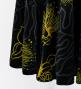 Hula Long Lehua Dress with Velvet / Luxury Collection / Black / J2875bk