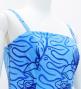 Hula Long Lehua Dress with Velvet / Luxury Collection / Blue / J2875bl