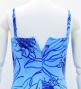 Hula Long Lehua Dress with Velvet / Luxury Collection / Blue / J2875bl