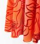 Hula Long Lehua Dress with Velvet / Luxury Collection / Orange & Red / J2875orrd