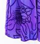Hula Long Lehua Dress with Velvet / Luxury Collection / Purple / J2875pu