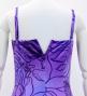 Hula Long Lehua Dress with Velvet / Luxury Collection / Purple / J2875pu
