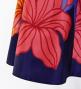 Hula Midi Dress with Hibiscus Print / Luxury Collection / Purple / J2915pu