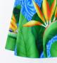 Hula Midi Dress with Strelitzia Print / Luxury Collection / Light Blue / J2952lbl