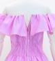 Hula Midi Dress with Strelitzia Print / Luxury Collection / Pink / J2952pi