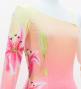 Hula One Shoulder Long sleeve Dress with Lily / Luxury Collection / CRM & PI / J3031crpi