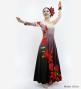 Hula One Shoulder Long sleeve Dress with Lily / Luxury Collection / GRY & BLK / J3031gybk