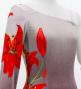 Hula One Shoulder Long sleeve Dress with Lily / Luxury Collection / GRY & BLK / J3031gybk