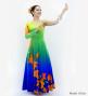 Hula One Shoulder Long sleeve Dress with Lily / Luxury Collection / YEL & BL / J3031yebl