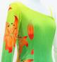 Hula One Shoulder Long sleeve Dress with Lily / Luxury Collection / YEL & BL / J3031yebl