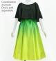 Hula Koshibo Green Cape  / Luxury Collection / J3035grye