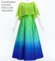Hula Koshibo Yellow green Cape  / Luxury Collection / J3035yegrbl
