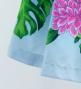 Hula Shantung Pa'u Skirt with Torch Ginger & Heliconia Print / Luxury Collection / J3037-1