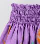 Hula Shantung Pa'u Skirt with Torch Ginger & Heliconia Print / Luxury Collection / J3037-7