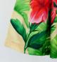 Hula Shantung Pa'u Skirt with Hibiscus Print / Luxury Collection / J3038-1