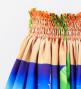 Hula Shantung Pa'u Skirt with Hibiscus Print / Luxury Collection / J3038-5