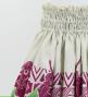 Hula Shantung Pa'u Skirt with Hula girl Print / Luxury Collection / Beige / J3040be